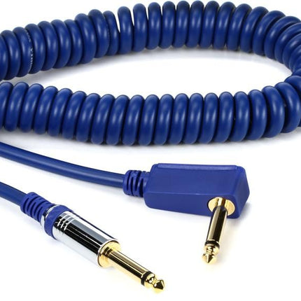 Vox VCC90 9M Vintage Coiled Guitar Cable - Blue (VCC-90/VCC 90)