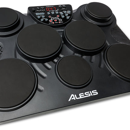 Alesis CompactKit 7 - Portable Tabletop Drum Kit with Drumstick and Adapter (Compact Kit)
