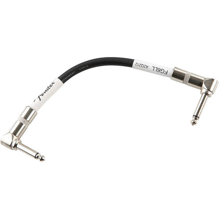 Fender Performance Series Instrument Cable, 6inch, Pack of 2