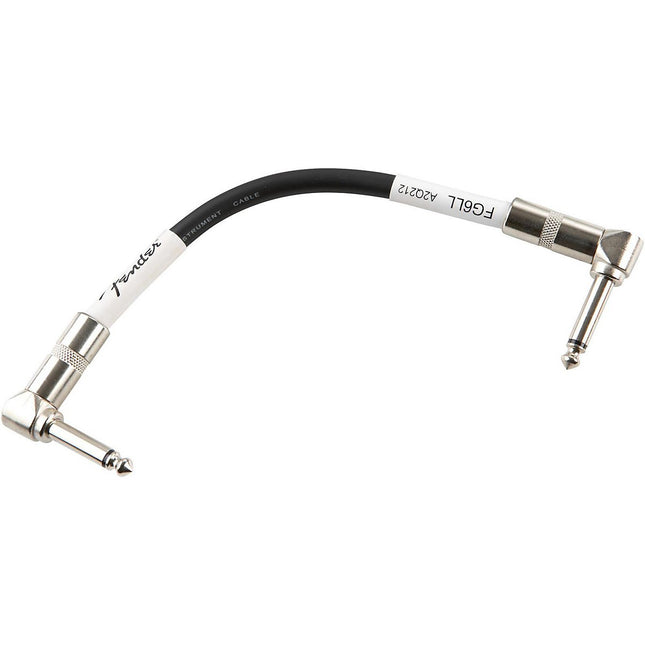 Fender Performance Series Instrument Cable, 6inch, Pack of 2