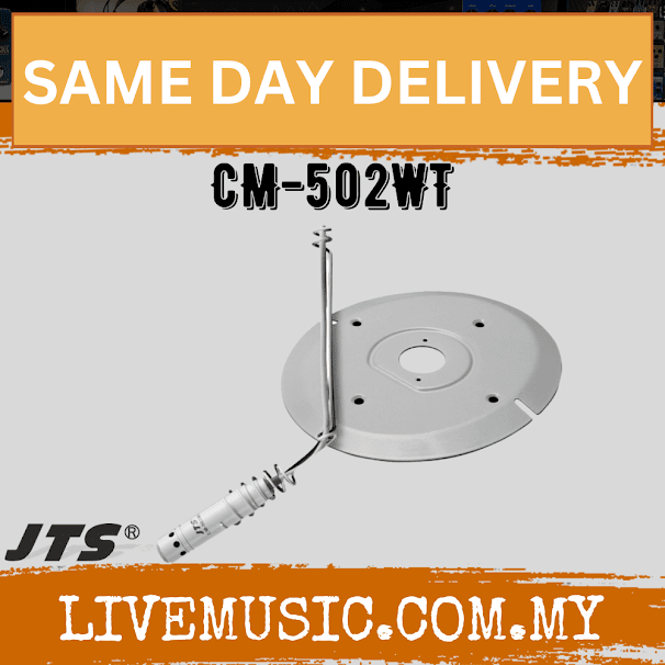 JTS CM-502 Vocal Condenser Microphone - White ( CM502 / CM 502 )