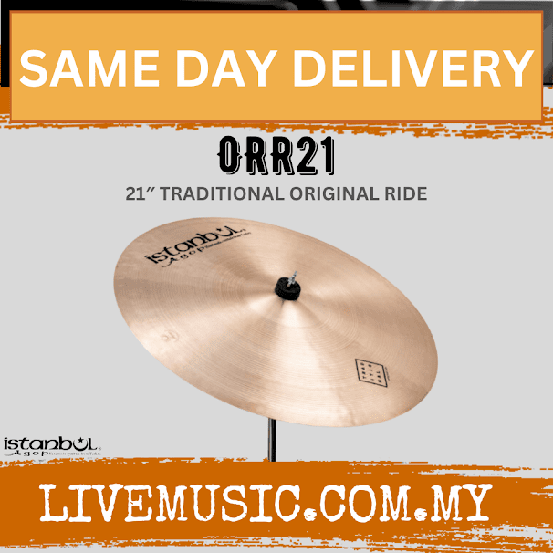 Istanbul Agop ORR21 21" Traditional Original Ride Cymbal (ORR-21 / ORR 21)
