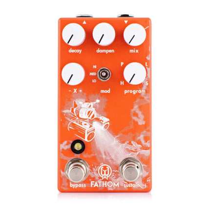 Walrus Audio Fathom Multi-Function Reverb, Coral Series