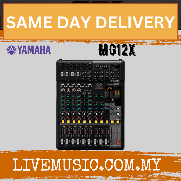 Yamaha MG12X 12-Channel Mixer With Effects ( MG 12X )