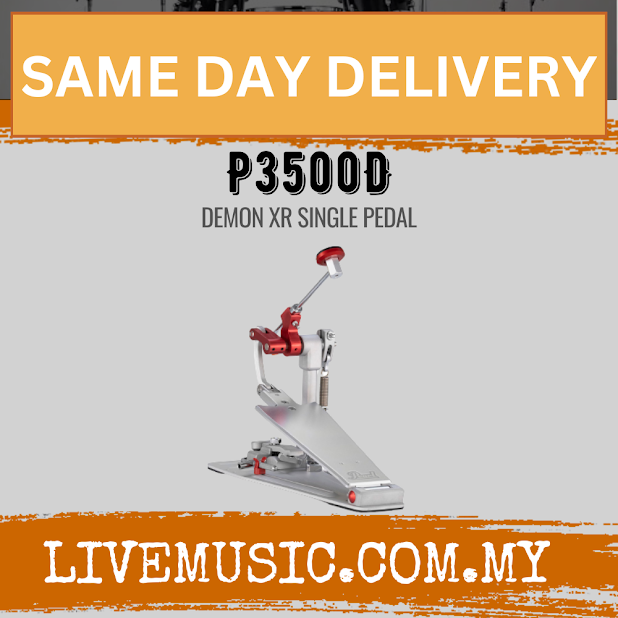 Pearl P3500D Demon Drive Xr Single Bass Drum Pedal