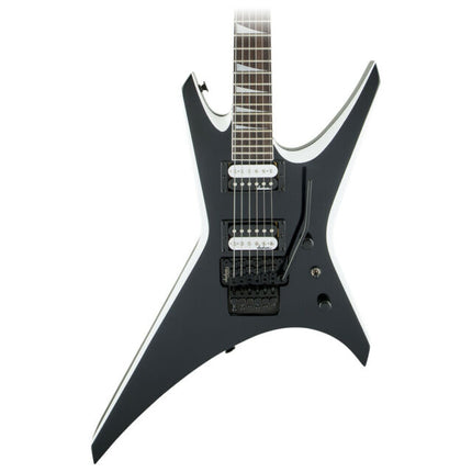Jackson JS32 Warrior - JS Series Electric Guitar with Floyd Rose - Black with White Bevels (JS-32/JS 32-Warrior)