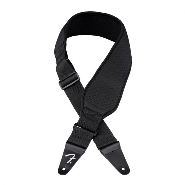 Fender 3 inch Swell Neoprene Guitar Strap - Black