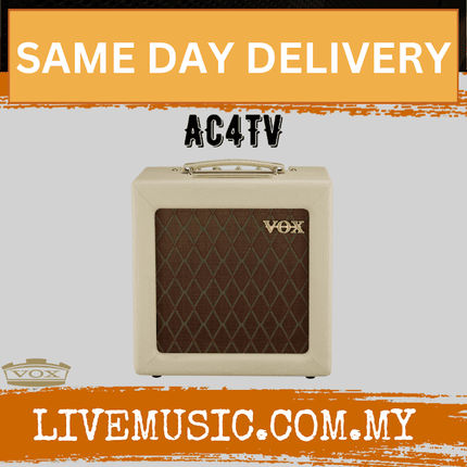 Vox AC4TV - 4/1/.25W 1x10" Guitar Combo Amp ( AC4TV )