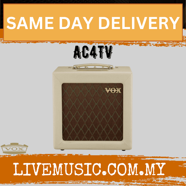 Vox AC4TV - 4/1/.25W 1x10" Guitar Combo Amp ( AC4TV )