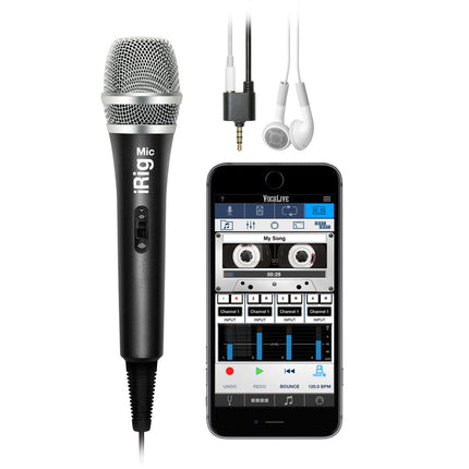 IK Multimedia iRig Mic - Handheld Microphone for iOS and Android Devices