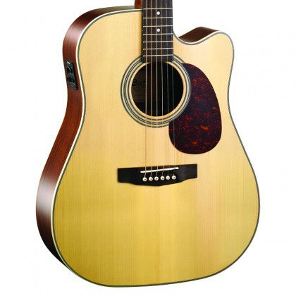 Cort MR600F - Acoustic-Electric Guitar with Gig Bag - Natural Satin (MR 600F/MR-600F)