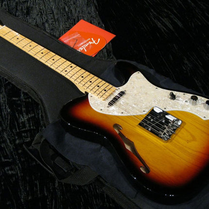 Fender Japan Heritage 60s Telecaster Electric Guitar, Maple Fretboard - 3-Tone Sunburst