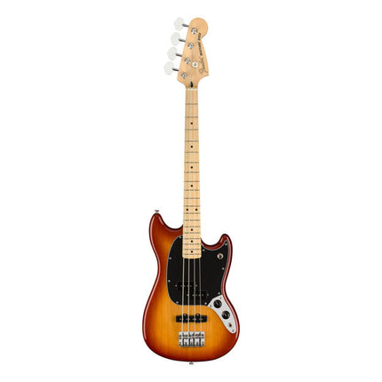 Fender Player Mustang PJ Bass Guitar, Maple Fretboard - Sienna Sunburst