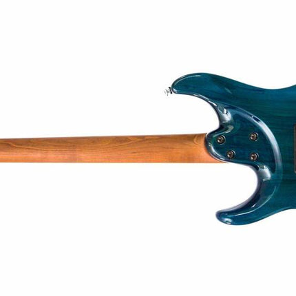 Ibanez MM1 Martin Miller Signature Electric Guitar with Case - Transparent Aqua Blue (MM1-TAB)