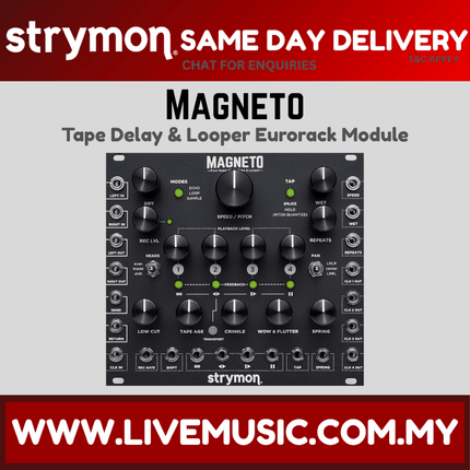 Strymon Magneto Tape Echo and Looper Eurorack Module