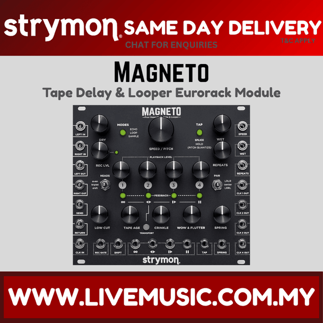 Strymon Magneto Tape Echo and Looper Eurorack Module