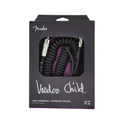 Fender Jimi Hendrix Voodoo Child Guitar Cable, 30ft - Black