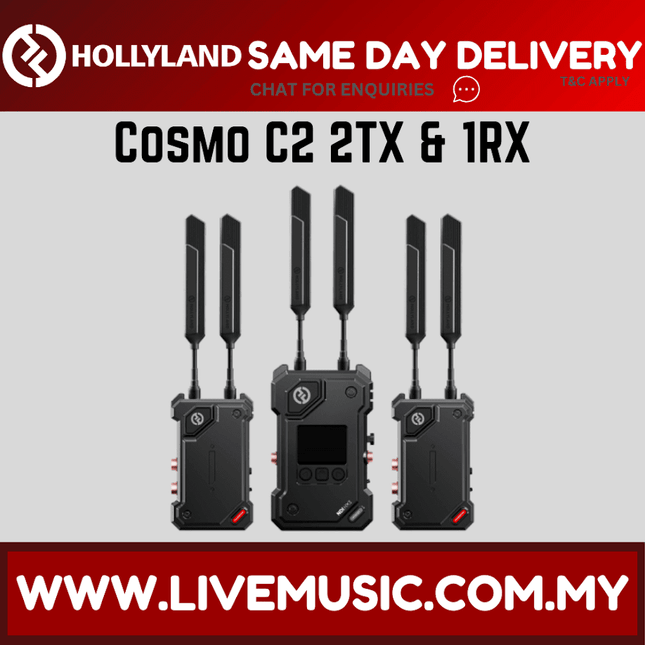 Hollyland COSMO C2 5.58 GHz 2TX & 1RX Wireless Video Transmitter ( COSMOC2 / COSMO-C2 )