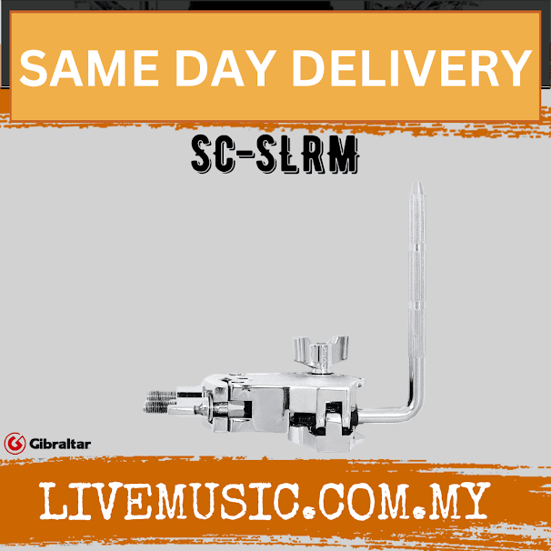 Gibraltar SC-SLRM 10.5mm Medium Single L-Rod Mount w/Clamp (SC SLRM/SCSLRM)