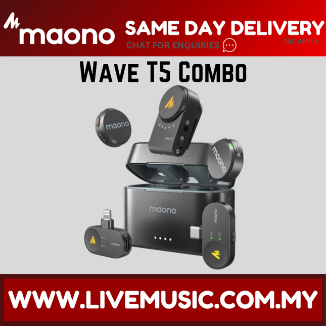 Maono Wave T5 Combo Wireless Microphone