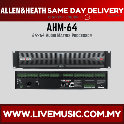 Allen & Heath AHM-64 64 x 64 Audio Matrix Processor ( AHM64 / AHM 64 )