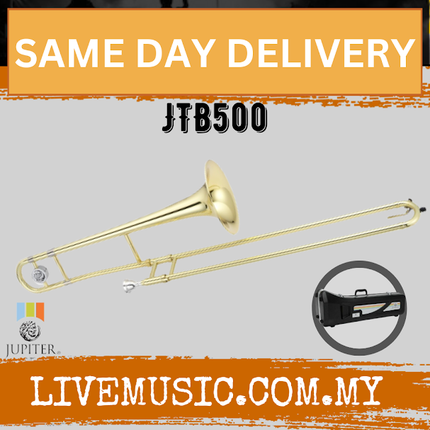 Jupiter 500 Series JTB500 Tenor Trombone With ABS Molded Case (JTB-500/JTB 500)
