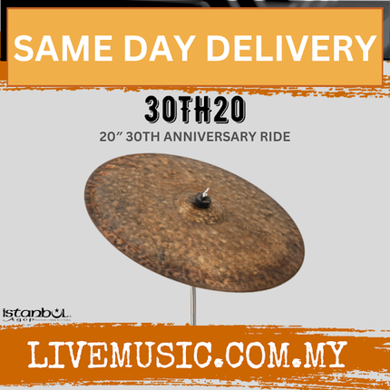 Istanbul Agop 30TH20 20" 30th Anniversary Ride Cymbal (30TH 20/30TH-20)