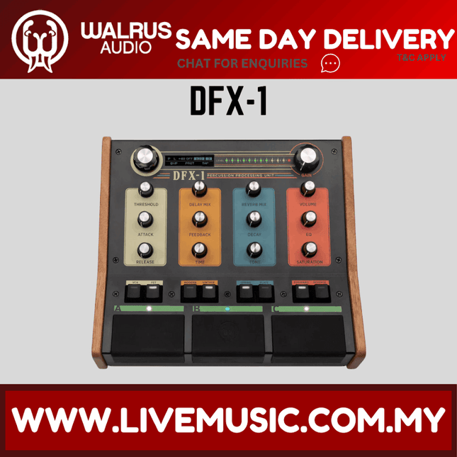 Walrus Audio DFX-1 Percussion Processing Unit ( DFX1 / DFX 1 )