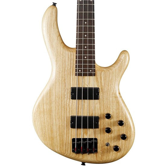 Cort Action DLX AS 4-String Bass Guitar Jatoba Fretboard with Bag - Open Pore Natural