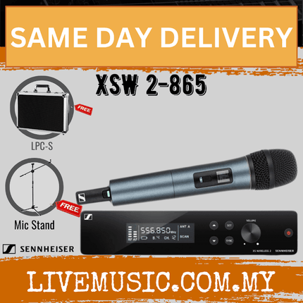 Sennheiser XSW 2-865 Wireless Handheld Microphone System (XSW2 865/XSW-2-865)