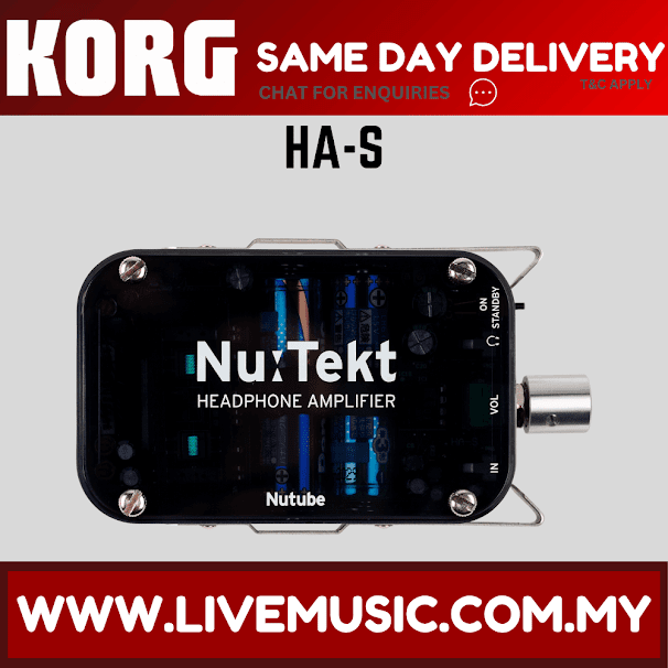 Korg HA-S NuTube Headphone Amplifier Kit (HAS / HA S)