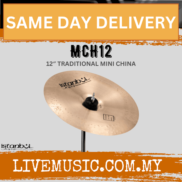 Istanbul Agop Cymbals MCH12 12? Traditional Mini China ( MCH-12 / MCH 12 )
