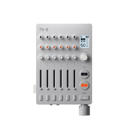 Teenage Engineering TX-6 Ultra-Compact Multichannel Audio Mixer with USB Interface - Silver ( TX6 TX 6 )