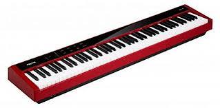 NUX NPK-200 88 Key Digital Piano Wooden Stand 3 Pedal Bench Weighted Keyboard - Red( NPK 200 NPK200 )