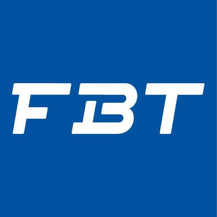 FBT logo on blue background