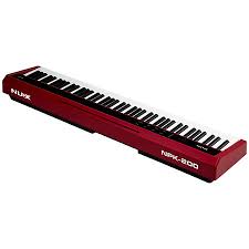 NUX NPK-200 88 Key Digital Piano Wooden Stand 3 Pedal Bench Weighted Keyboard - Red( NPK 200 NPK200 )