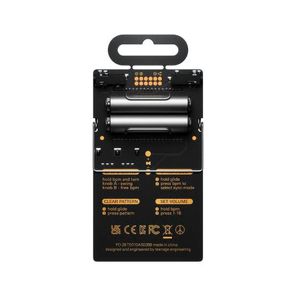 Teenage Engineering PO-28 Robot Pocket Operator Synthesizer (PO28 PO 28 )