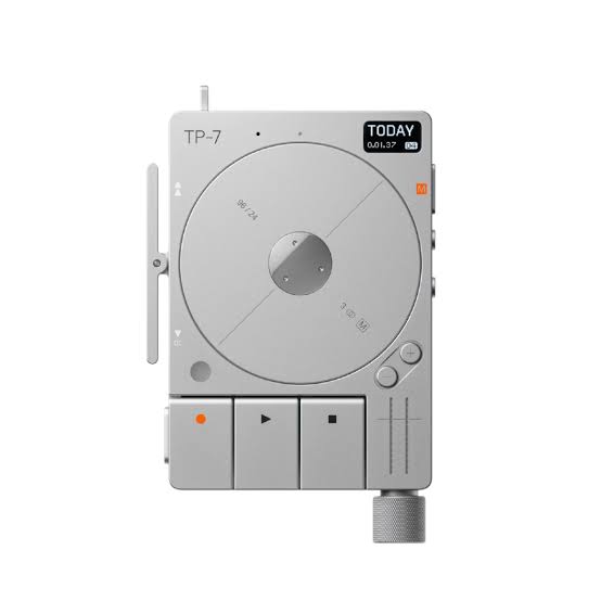 Teenage Engineering TP-7 Ultra Portable Audio Recorder with Multi-Track Recording - Silver ( TP7 TP-7 )