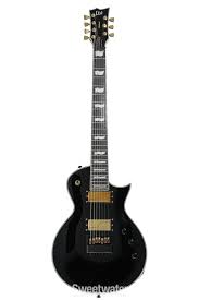 ESP LTD EC-1007 Baritone EverTune 7-string Electric Guitar-Black ( EC-1007 EC1007 )