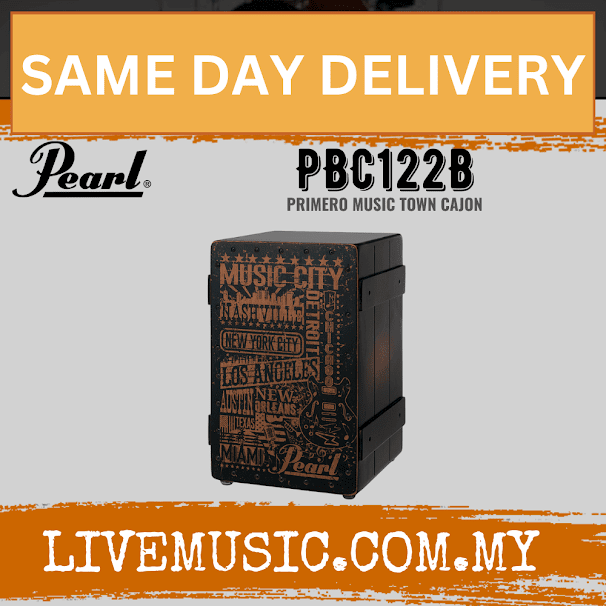 Pearl PBC122B Primero Cajon - Music Town USA (PBC-122B)