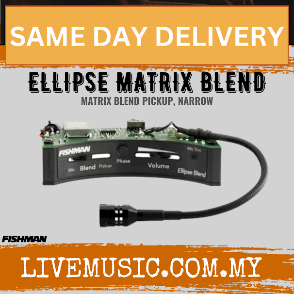 Fishman ELLIPSE MATRIX BLEND Pickup, Narrow