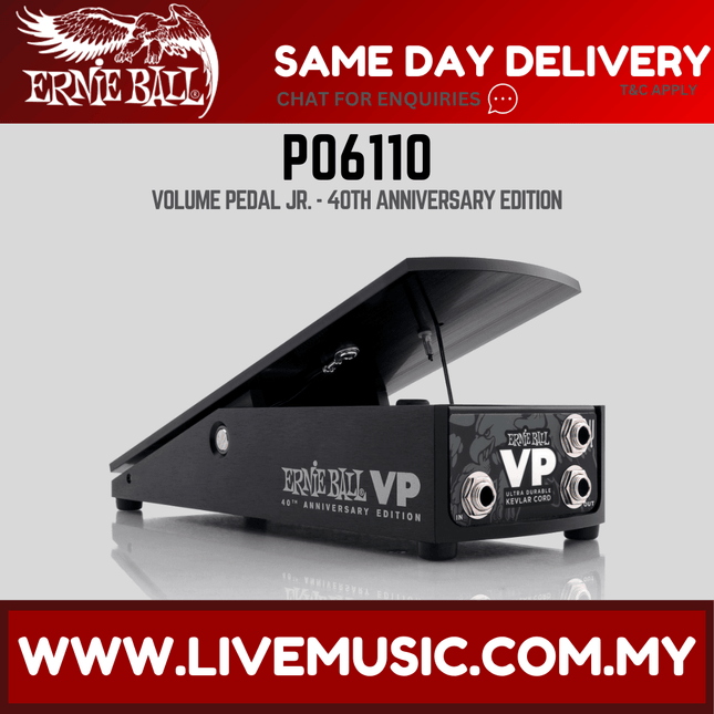 Ernie Ball P06110 40th Anniversary Volume Pedal