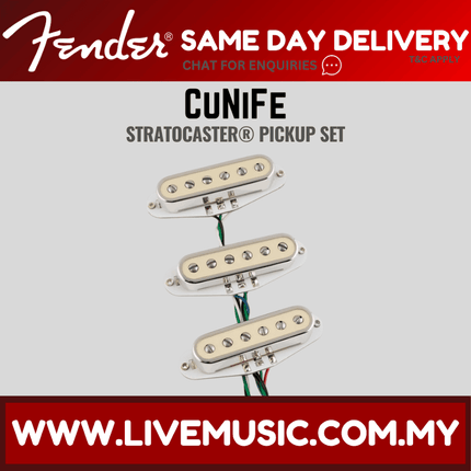 Fender CuNiFe Stratocaster Single-coil Pickup Set