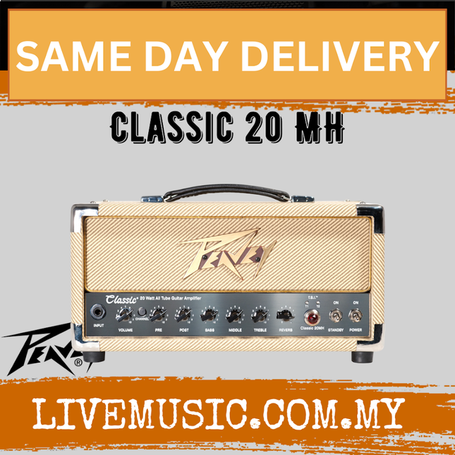 Peavey Classic 20 MH - Classic Series 20 watt Mini Tube Amplifier Head (Classic20-MH/Classic-20-MH)