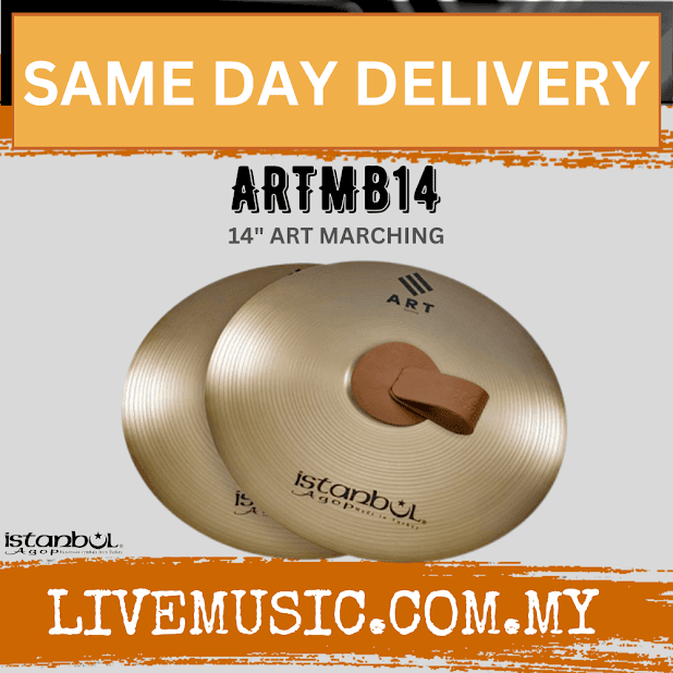Istanbul Agop ARTMB14 14" Art Marching Cymbal ( ARTMB-14 / ARTMB 14 )