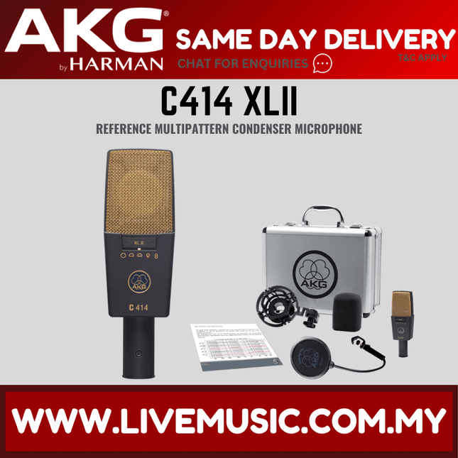 AKG C414 XLII Large-diaphragm Condenser Microphone (AKG/C414XLII)