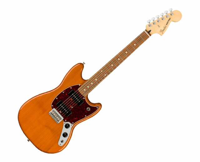 Fender Player Mustang 90 Electric Guitar, Pau Ferro Fretboard - Aged Natural