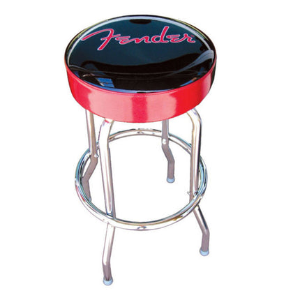 Fender 30 Inch Logo Barstool - Red and Black