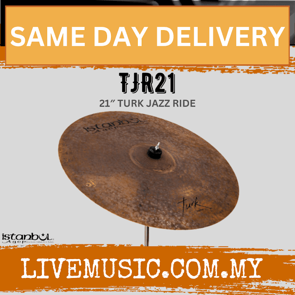 Istanbul Agop TJR21 21" Turk Jazz Ride Cymbal (TJR 21/TJR-21)