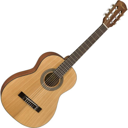 Fender FA-15N 3/4 Size Nylon String Classical Guitar, Walnut Fretboard with Bag - Natural (FA15N)
